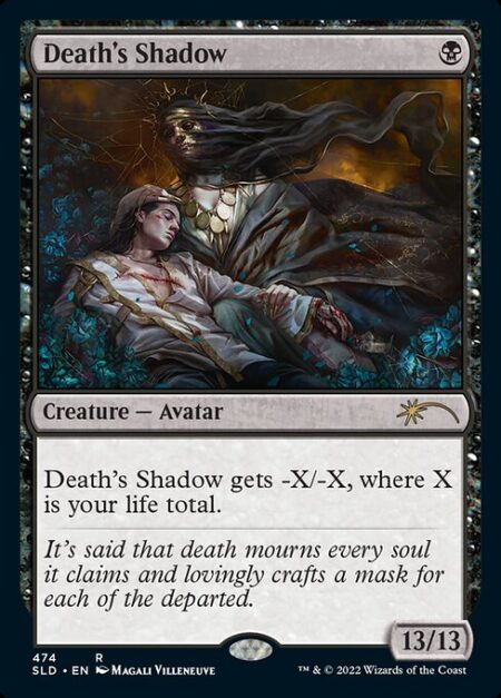 Death's Shadow - Death's Shadow gets -X/-X