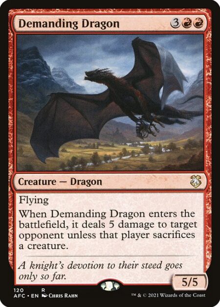 Demanding Dragon - Flying