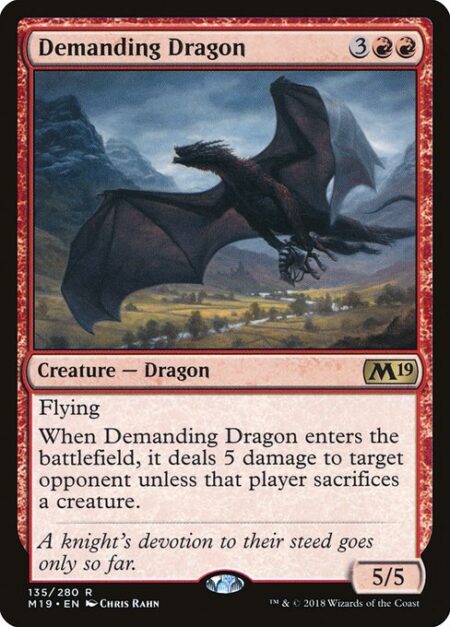 Demanding Dragon - Flying