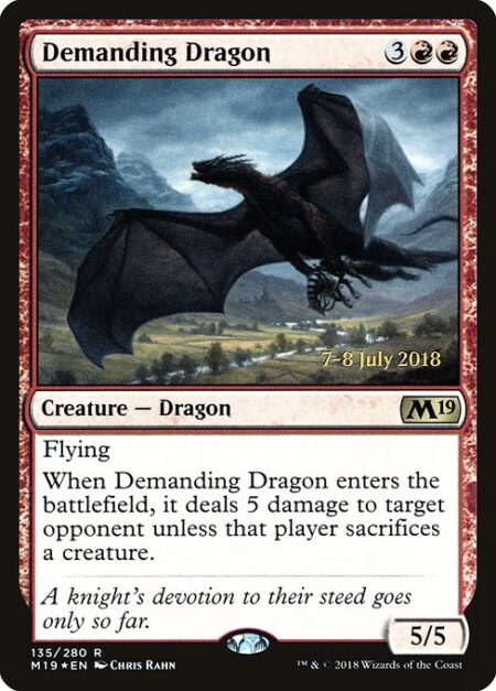Demanding Dragon - Flying