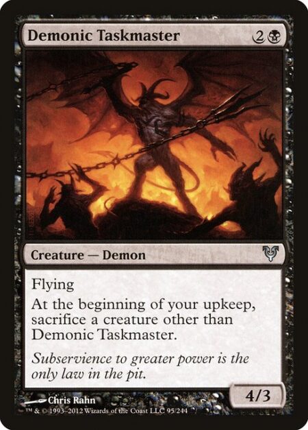 Demonic Taskmaster - Flying