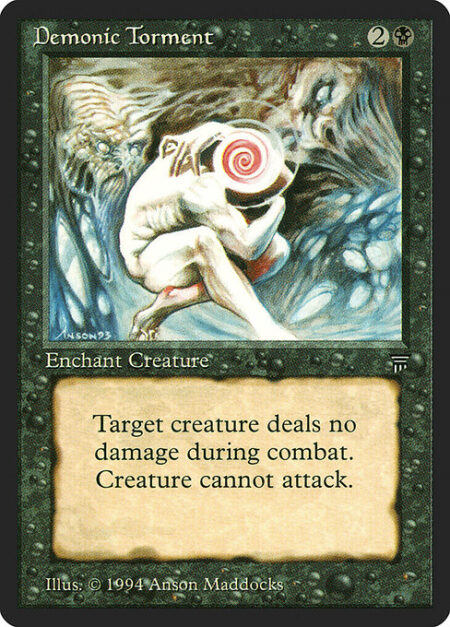 Demonic Torment - Enchant creature