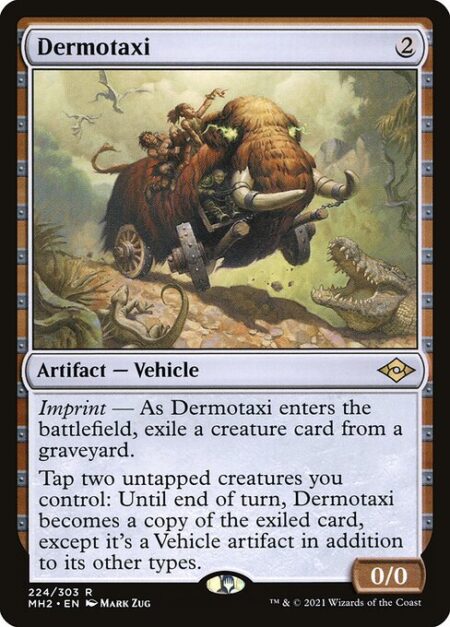 Dermotaxi - Imprint — As Dermotaxi enters the battlefield