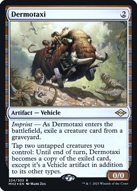 Dermotaxi - Imprint — As Dermotaxi enters the battlefield