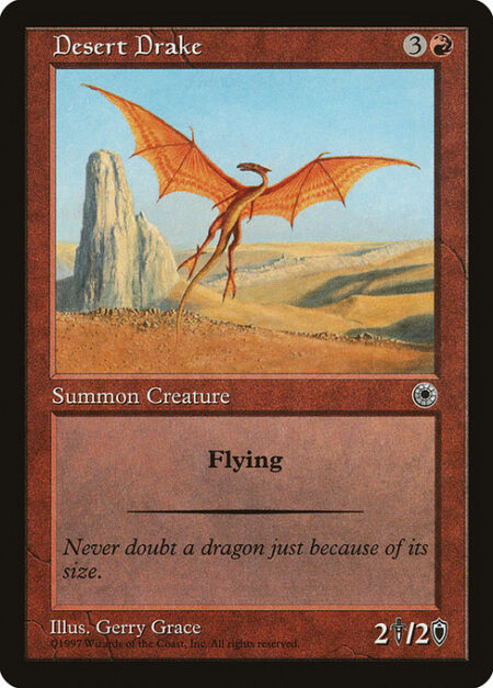 Desert Drake - Flying