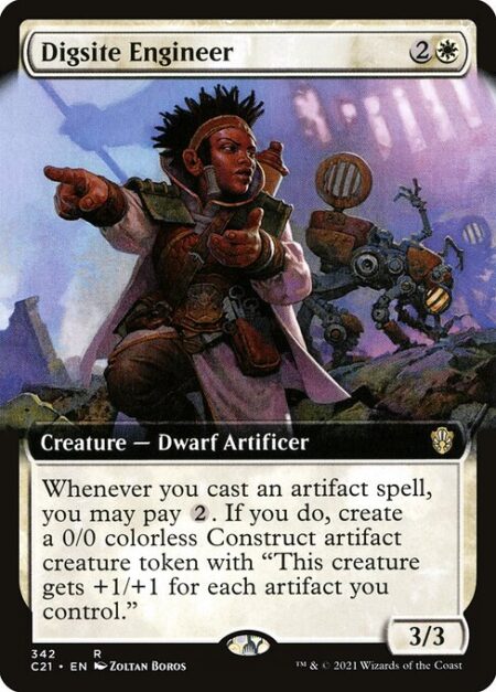 Digsite Engineer - Whenever you cast an artifact spell