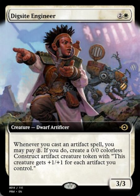 Digsite Engineer - Whenever you cast an artifact spell