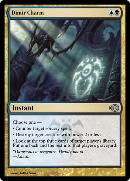 Dimir Charm - Choose one —