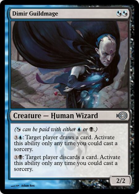 Dimir Guildmage - ({U/B} can be paid with either {U} or {B}.)