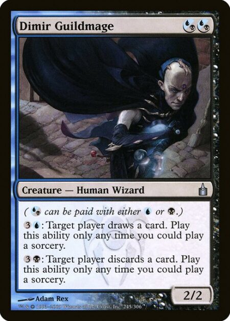 Dimir Guildmage - ({U/B} can be paid with either {U} or {B}.)