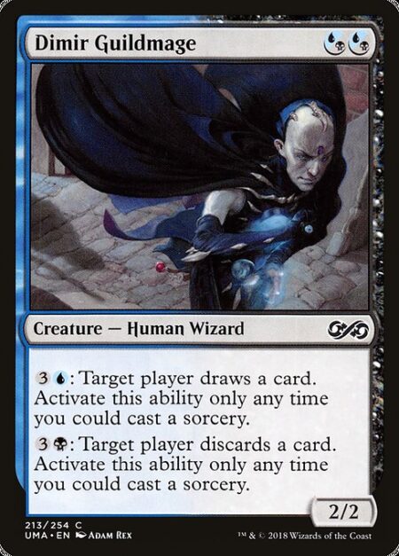 Dimir Guildmage - ({U/B} can be paid with either {U} or {B}.)