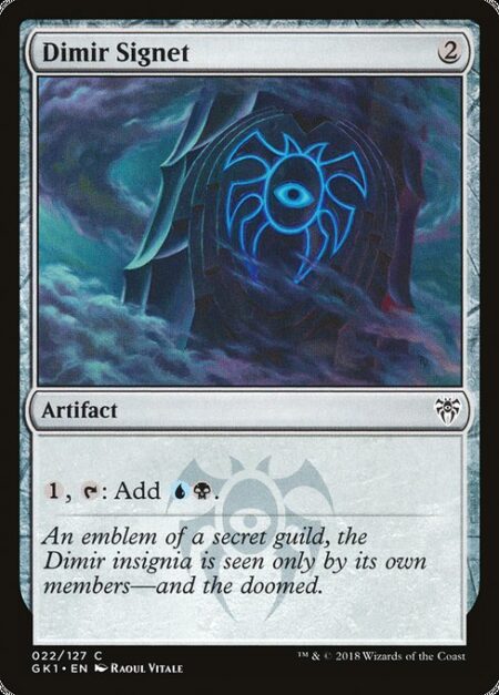 Dimir Signet - {1}