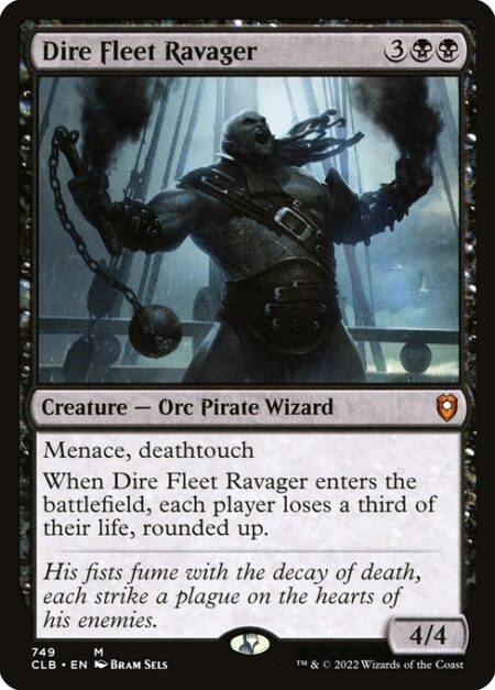 Dire Fleet Ravager - Menace