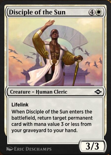 Disciple of the Sun - Lifelink