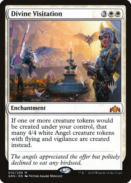 Divine Visitation - If one or more creature tokens would be created under your control