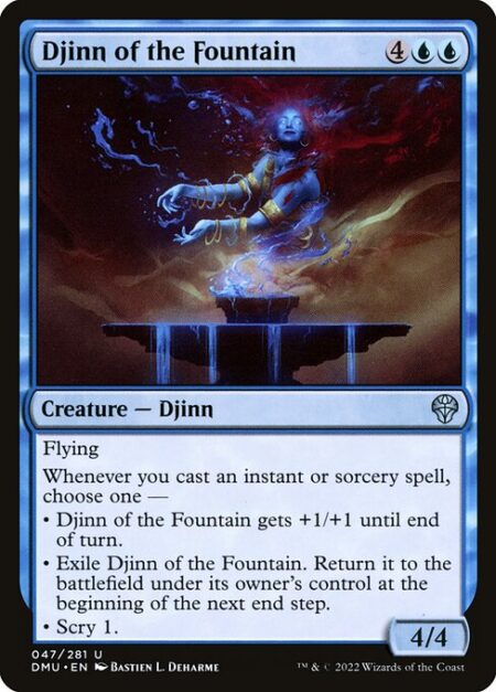 Djinn of the Fountain - Flying