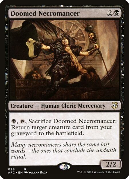 Doomed Necromancer - {B}