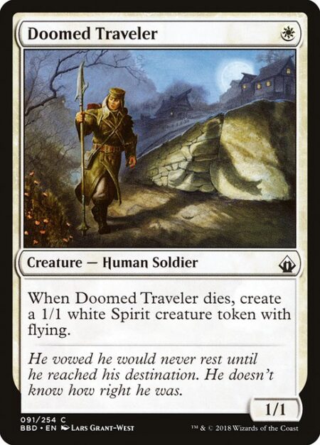 Doomed Traveler - When Doomed Traveler dies