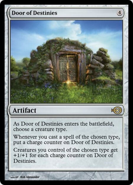 Door of Destinies - As Door of Destinies enters the battlefield