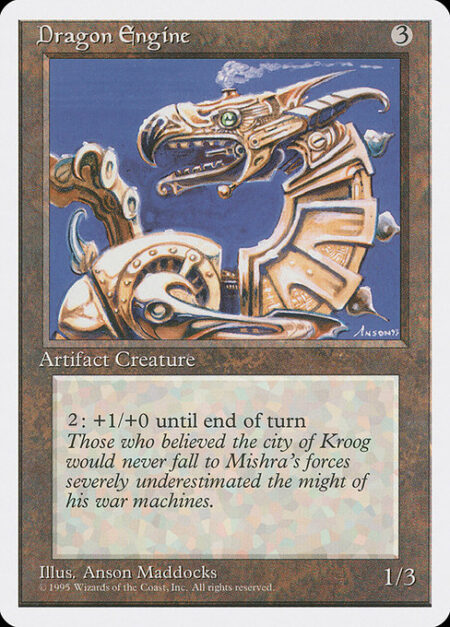 Dragon Engine - {2}: Dragon Engine gets +1/+0 until end of turn.