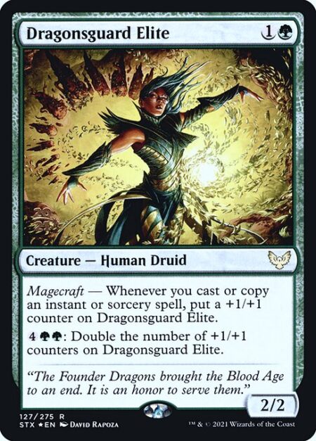 Dragonsguard Elite - Magecraft — Whenever you cast or copy an instant or sorcery spell