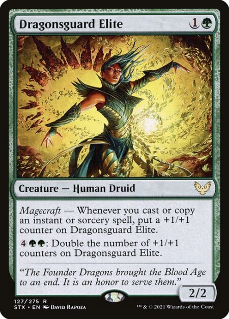 Dragonsguard Elite - Magecraft — Whenever you cast or copy an instant or sorcery spell