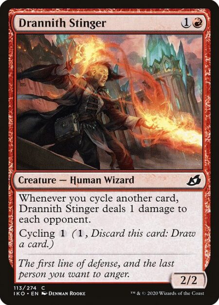 Drannith Stinger - Whenever you cycle another card