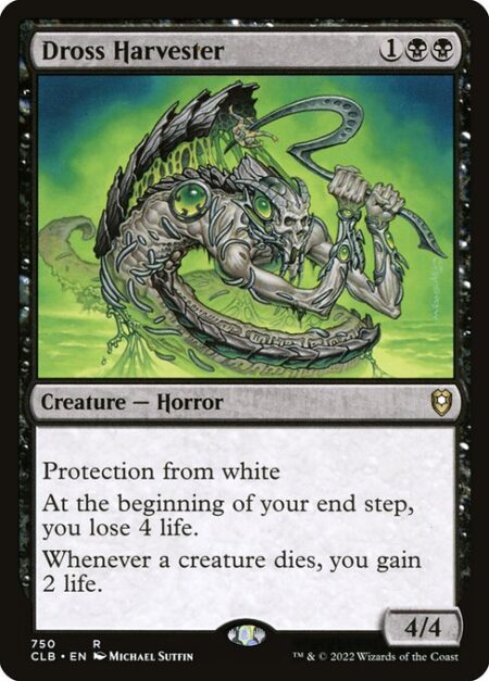 Dross Harvester - Protection from white