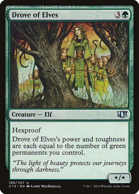 Drove of Elves - Hexproof