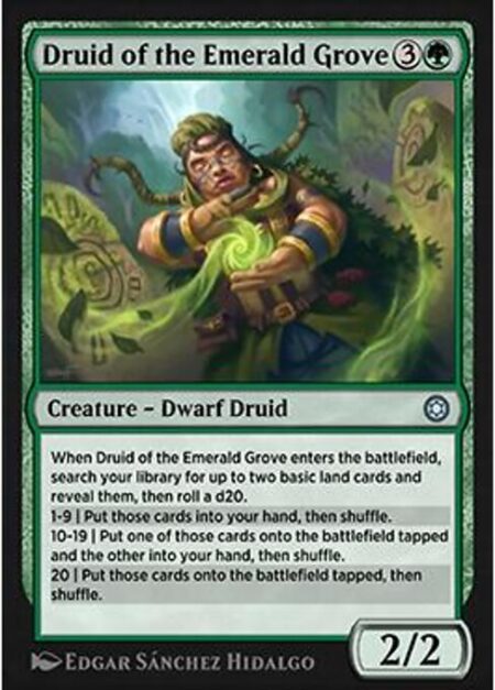 Druid of the Emerald Grove - When Druid of the Emerald Grove enters the battlefield