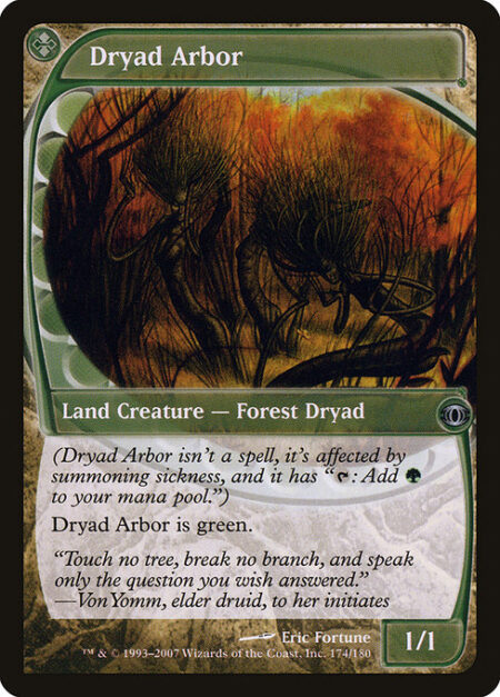 Dryad Arbor - (Dryad Arbor isn't a spell