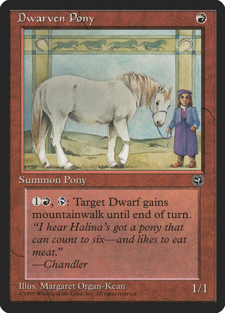 Dwarven Pony - {1}{R}