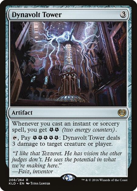 Dynavolt Tower - Whenever you cast an instant or sorcery spell