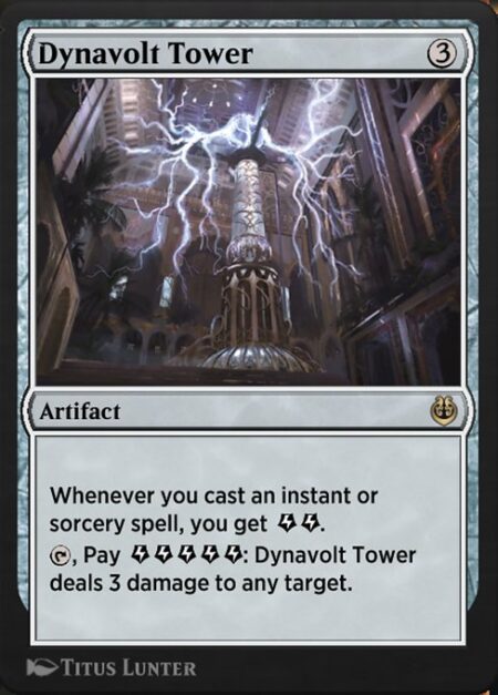 Dynavolt Tower - Whenever you cast an instant or sorcery spell