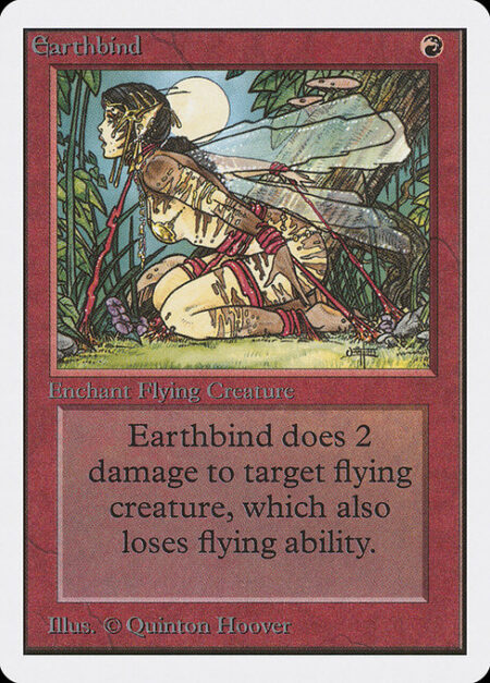 Earthbind - Enchant creature