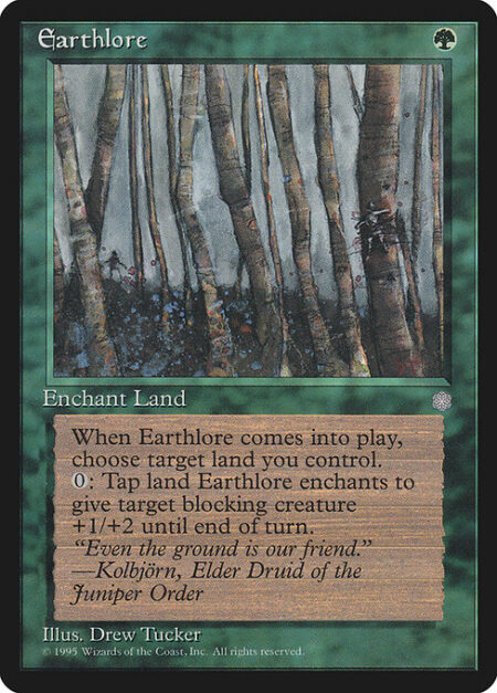 Earthlore - Enchant land you control