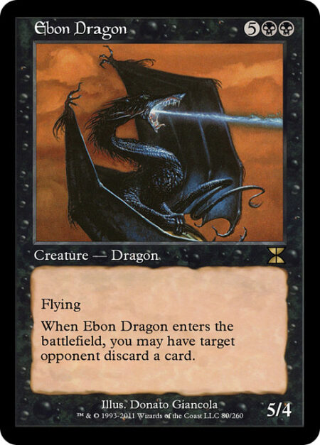 Ebon Dragon - Flying