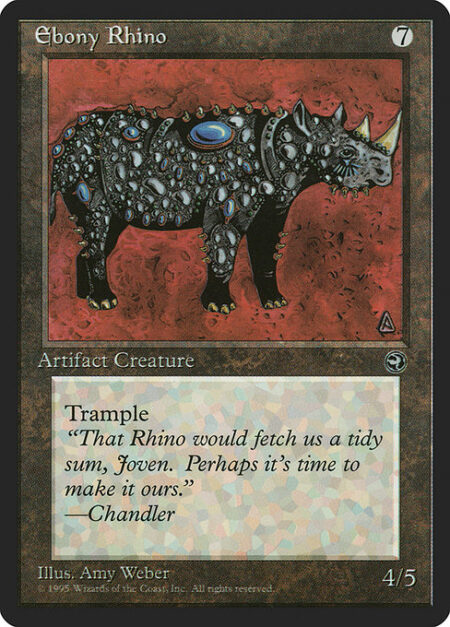 Ebony Rhino - Trample