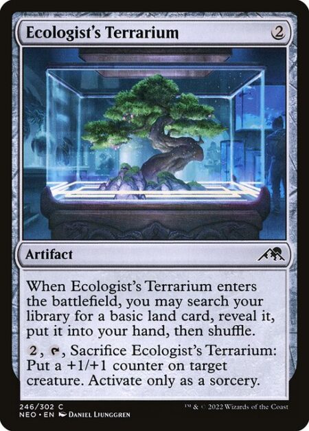 Ecologist's Terrarium - When Ecologist's Terrarium enters the battlefield