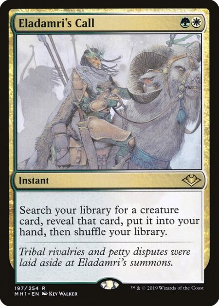 Eladamri's Call - Search your library for a creature card