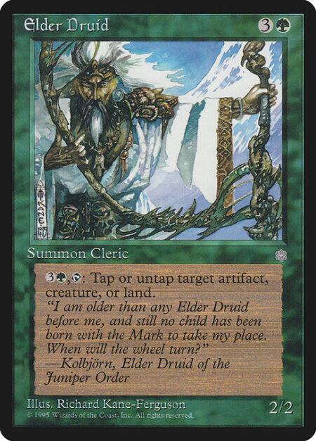 Elder Druid - {3}{G}