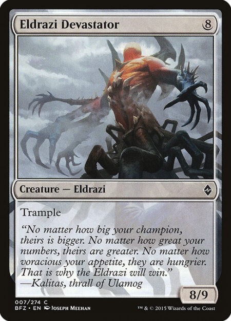 Eldrazi Devastator - Trample