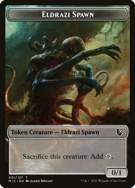 Eldrazi Spawn - Sacrifice this creature: Add {C}.