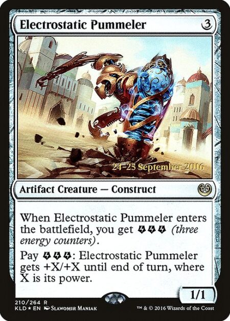 Electrostatic Pummeler - When Electrostatic Pummeler enters