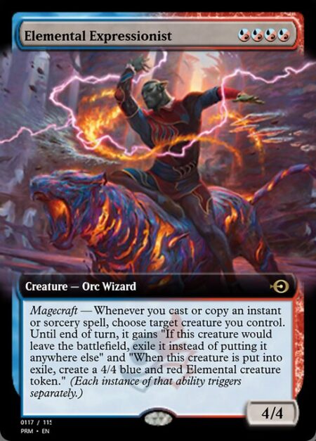 Elemental Expressionist - Magecraft — Whenever you cast or copy an instant or sorcery spell