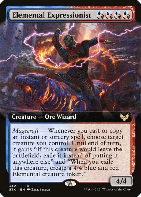 Elemental Expressionist - Magecraft — Whenever you cast or copy an instant or sorcery spell