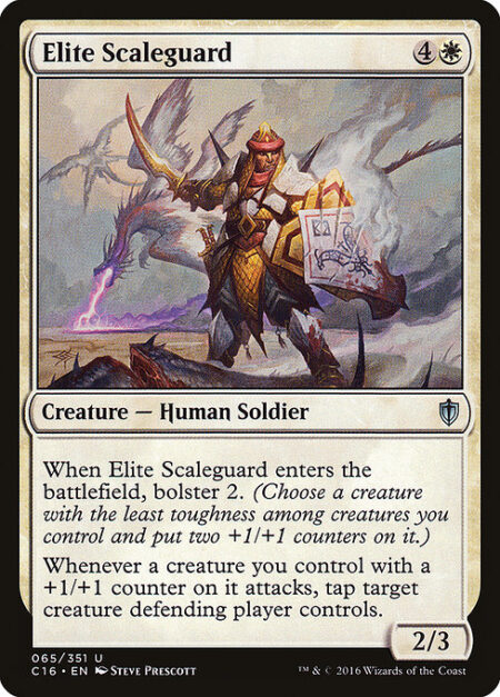 Elite Scaleguard - When Elite Scaleguard enters the battlefield