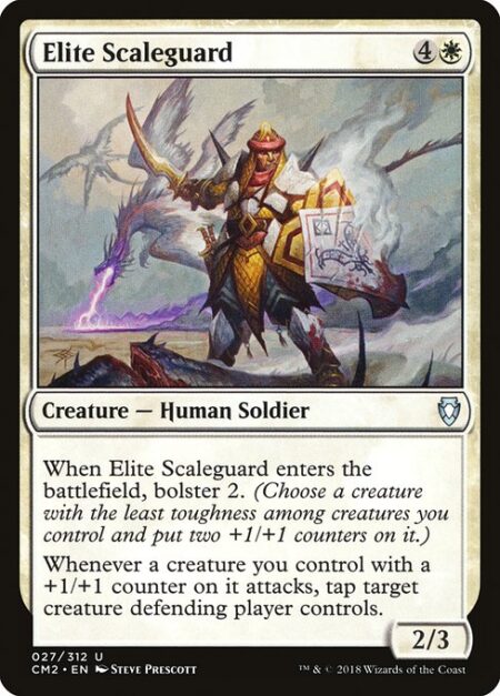 Elite Scaleguard - When Elite Scaleguard enters the battlefield