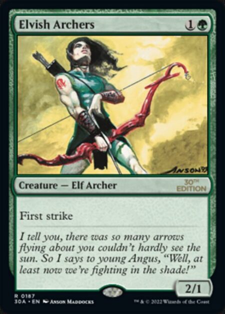 Elvish Archers - First strike