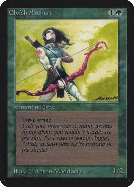 Elvish Archers - First strike